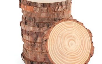 Tree Bark Natural Wood Art Slices