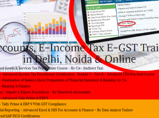 Accounting Course in Delhi, 110067, SLA Accounting