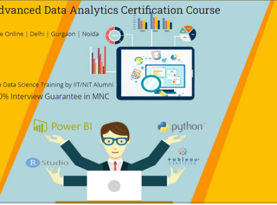 Job Oriented Data Analyst Course in Delhi, 110032.